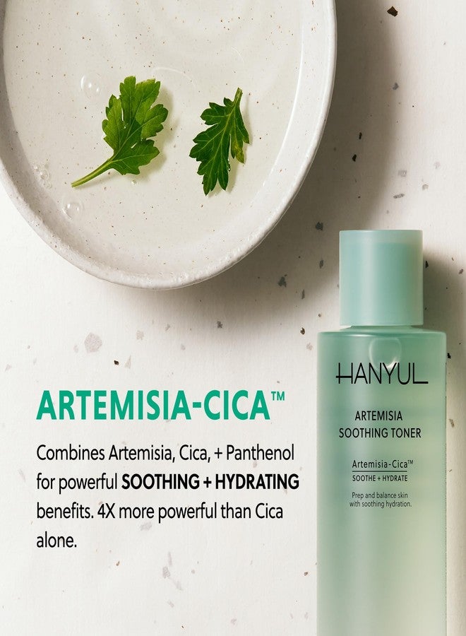HANYUL Artemisia Soothing Toner with Centella Asiatica and Panthenol | Hydrating & Calming Facial Toner for Sensitized Skin, Skin Prep, Vegan, 5.07 fl. oz. - Image 4